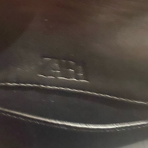 Zara Black Oval Faux Leather Crossbody Bag Magnetic Closure W/Knotted Accents - Picture 5 of 9